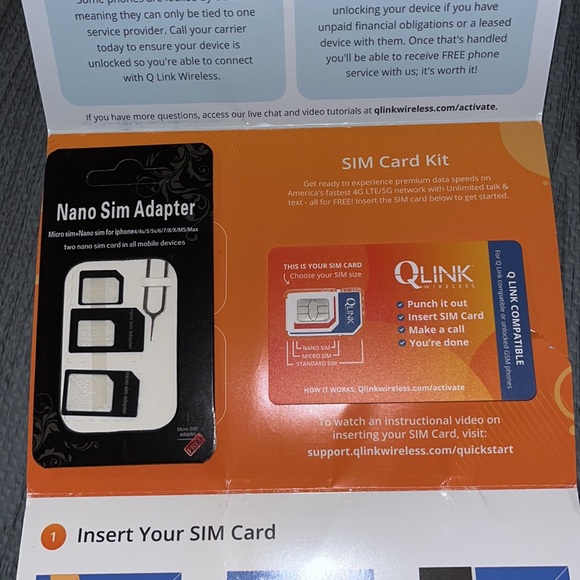 π«‘π²π«‘β’ QLink x Sim Card + adjuster β’ π²π«‘π² - Picture 3 of 9